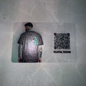 Customized transparent business cards any design available